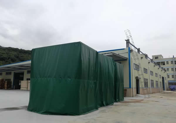 防水防塵包裝應(yīng)用案例:帆布木箱外包裝